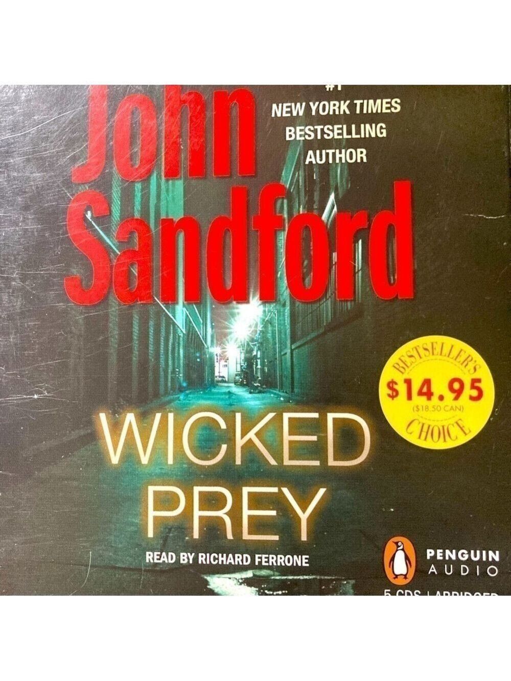 Book on tape-John Sandford-Wicked Prey-Novel